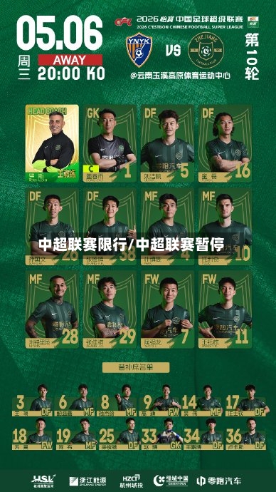 中超联赛限行/中超联赛暂停
