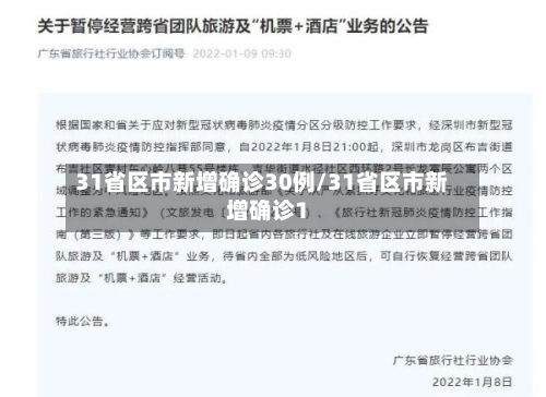 31省区市新增确诊30例/31省区市新增确诊1