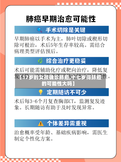 【17岁的女孩确诊肺癌,十七岁得肺癌的可能性大吗】
