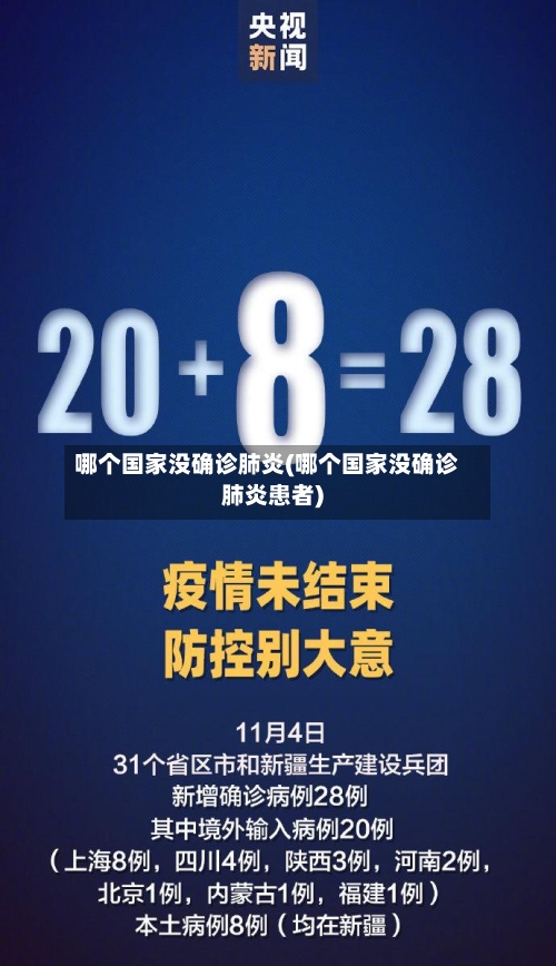 哪个国家没确诊肺炎(哪个国家没确诊肺炎患者)