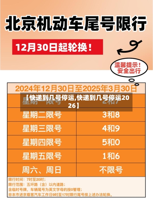 【快递到几号停运,快递到几号停运2026】