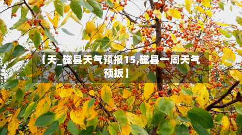 【天_磁县天气预报15,磁县一周天气预扳】