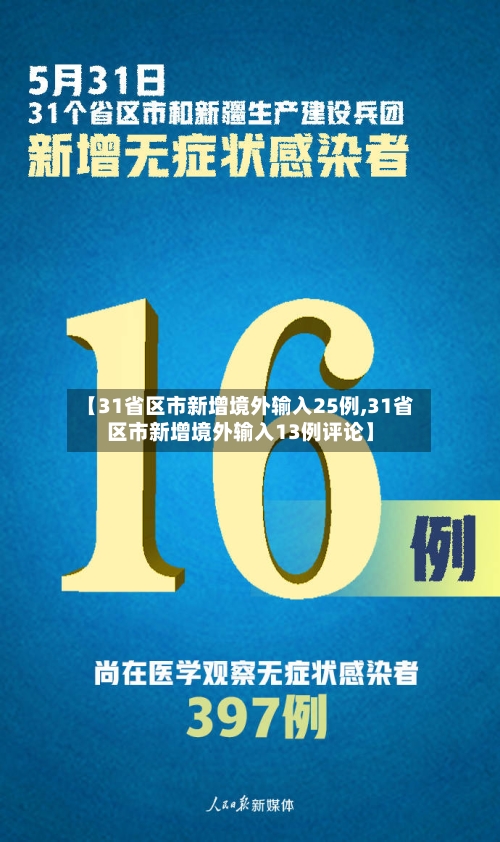 【31省区市新增境外输入25例,31省区市新增境外输入13例评论】