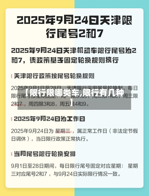 【限行限哪类车,限行有几种】