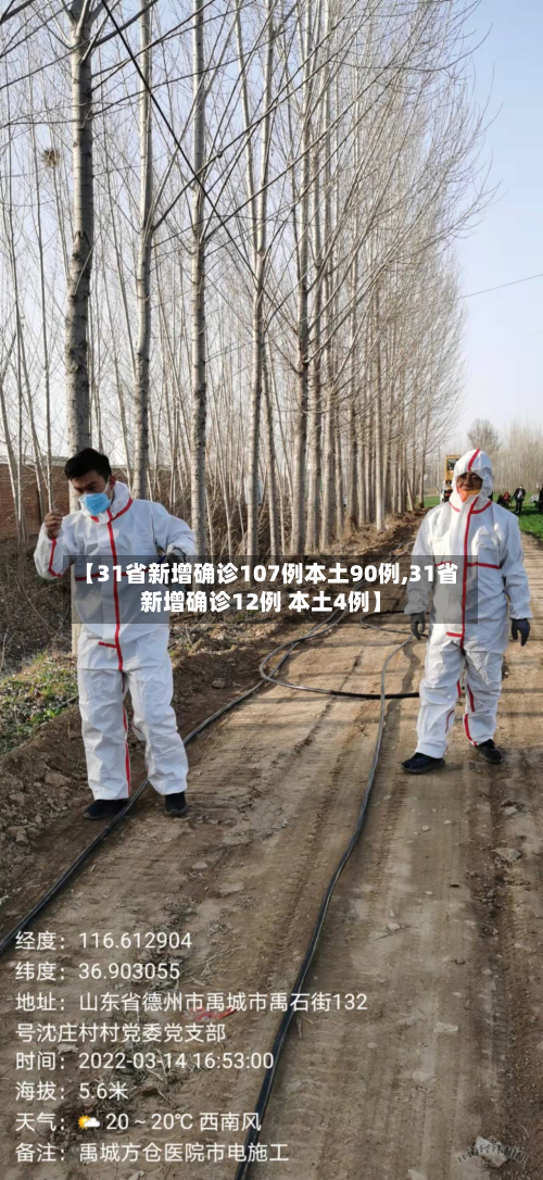 【31省新增确诊107例本土90例,31省新增确诊12例 本土4例】