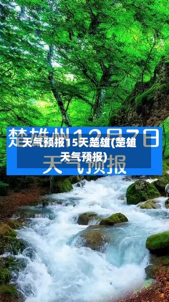 天气预报15天楚雄(楚雄 天气预报)