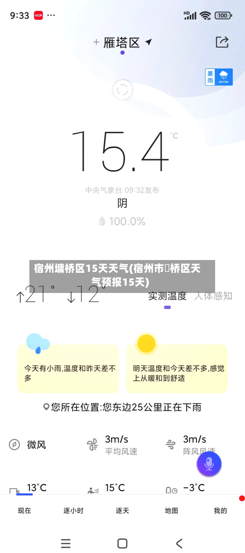 宿州墉桥区15天天气(宿州市埇桥区天气预报15天)
