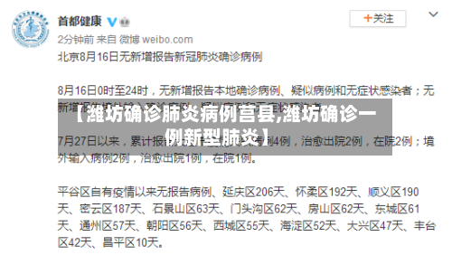 【潍坊确诊肺炎病例莒县,潍坊确诊一例新型肺炎】