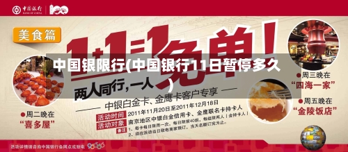 中国银限行(中国银行11日暂停多久)