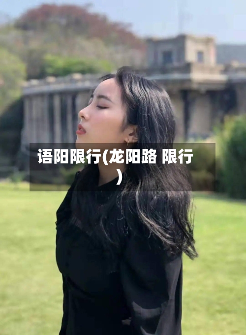 语阳限行(龙阳路 限行)
