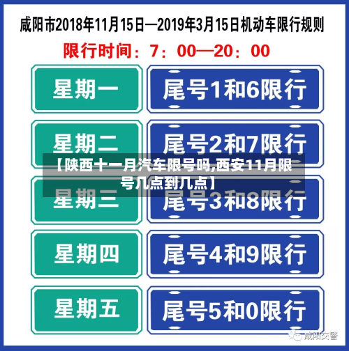 【陕西十一月汽车限号吗,西安11月限号几点到几点】