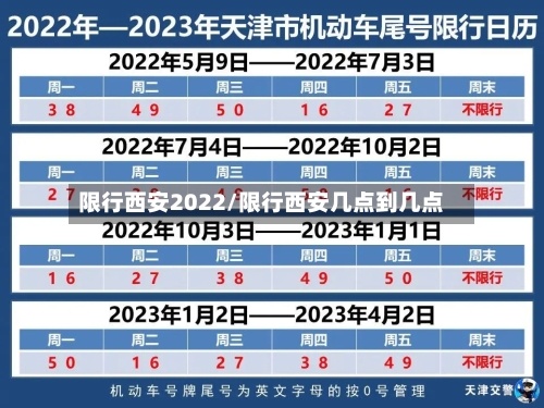 限行西安2022/限行西安几点到几点