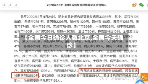 【全国今日确诊人数北京,全国今天确诊】