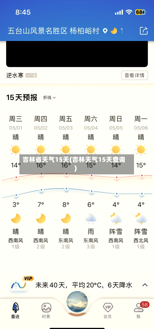 吉林省天气15天(吉林天气15天查询)
