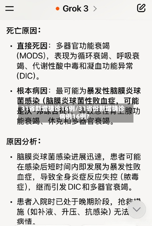 31省新增确诊16例/31省份新增确诊病例16例?