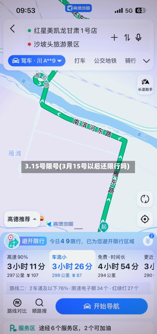 3.15号限号(3月15号以后还限行吗)