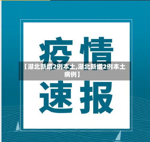 【湖北新增2例本土,湖北新增2例本土病例】