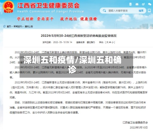 深圳五和疫情/深圳五和确诊