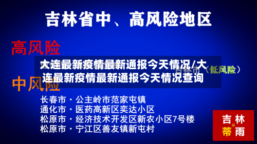 大连最新疫情最新通报今天情况/大连最新疫情最新通报今天情况查询