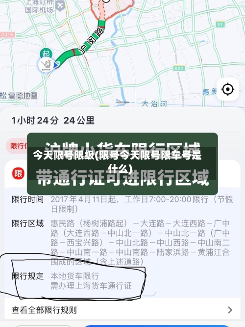 今天限号限级(限号今天限号限车号是什么)