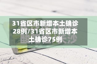 31省区市新增本土确诊28例/31省区市新增本土确诊75例