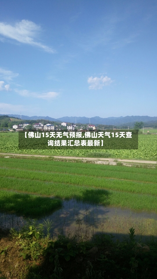 【佛山15天无气预报,佛山天气15天查询结果汇总表最新】