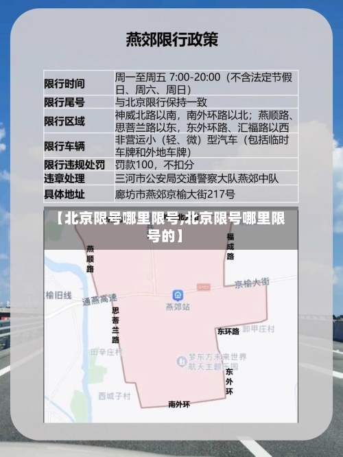【北京限号哪里限号,北京限号哪里限号的】