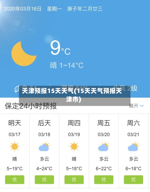 天津预报15天天气(15天天气预报天津市)