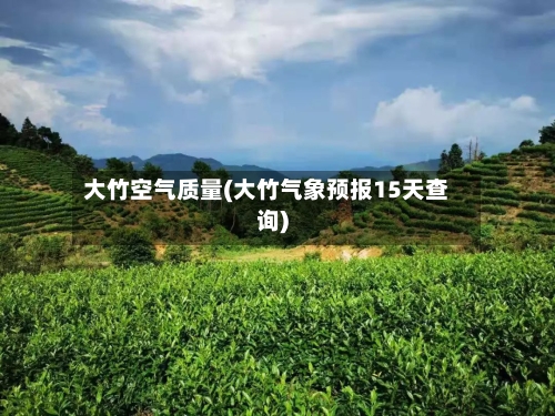 大竹空气质量(大竹气象预报15天查询)