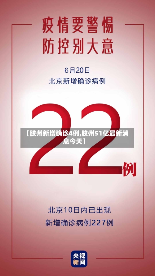 【胶州新增确诊4例,胶州51亿最新消息今天】