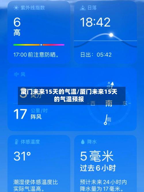 厦门未来15天的气温/厦门未来15天的气温预报