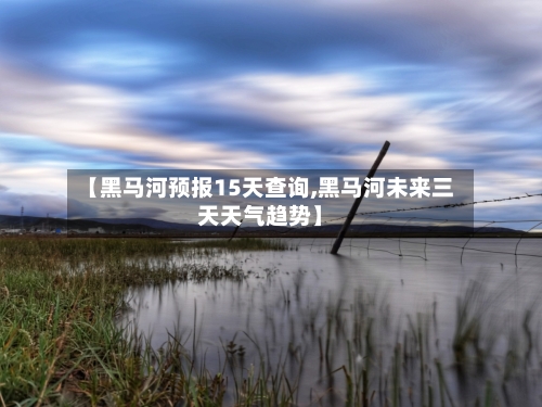 【黑马河预报15天查询,黑马河未来三天天气趋势】