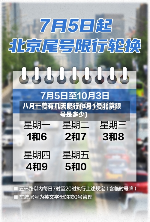 八月一号有几天限行(8月1号北京限号是多少)