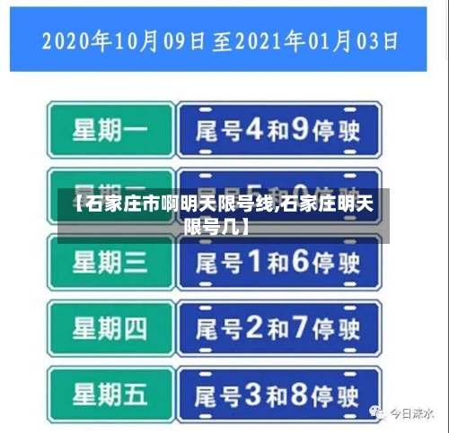 【石家庄市啊明天限号线,石家庄明天限号几】