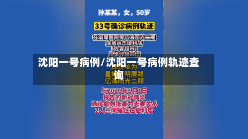 沈阳一号病例/沈阳一号病例轨迹查询