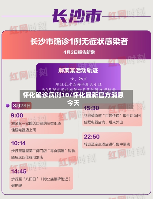 怀化确诊病例10/怀化最新官方消息今天
