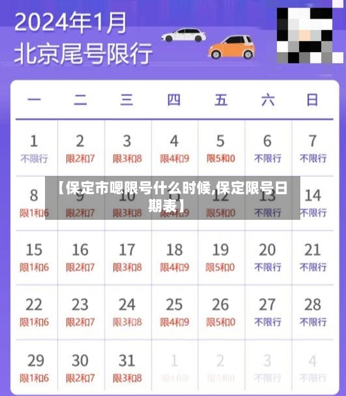 【保定市嗯限号什么时候,保定限号日期表】