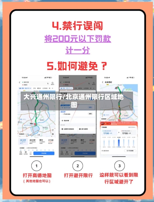 大兴通州限行/北京通州限行区域地图