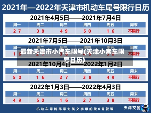 最新天津市小汽车限号(天津小客车限号日历)