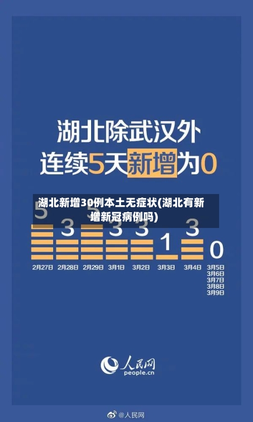湖北新增30例本土无症状(湖北有新增新冠病例吗)