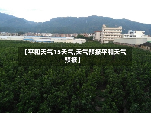 【平和天气15天气,天气预报平和天气预报】