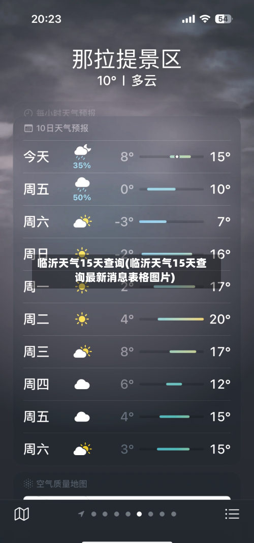 临沂天气15天查询(临沂天气15天查询最新消息表格图片)