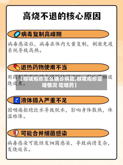 【喉咙疱疹怎么确诊病因,喉咙疱疹是啥情况 吃啥药】