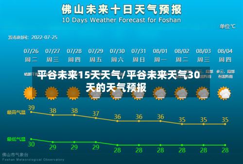 平谷未来15天天气/平谷未来天气30天的天气预报