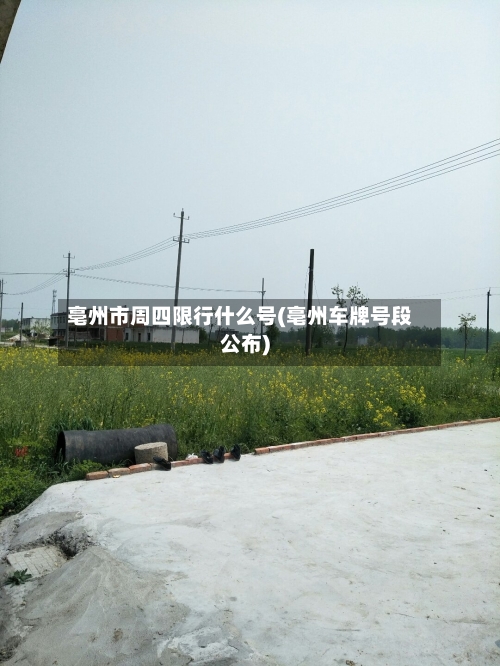 亳州市周四限行什么号(亳州车牌号段公布)