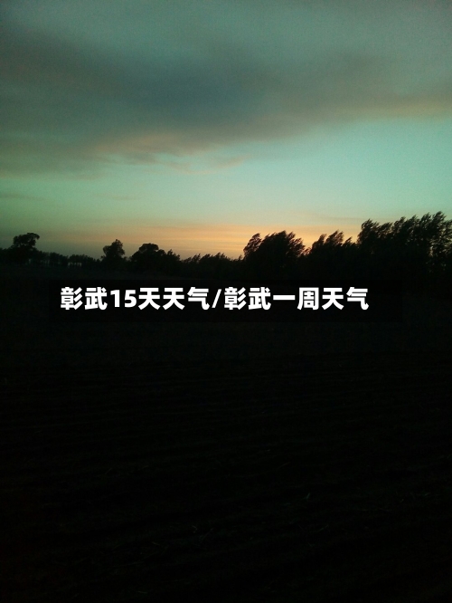 彰武15天天气/彰武一周天气