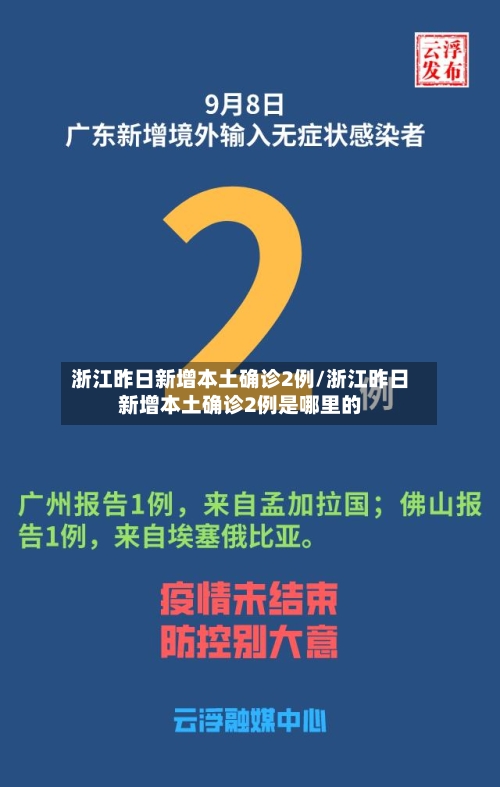 浙江昨日新增本土确诊2例/浙江昨日新增本土确诊2例是哪里的