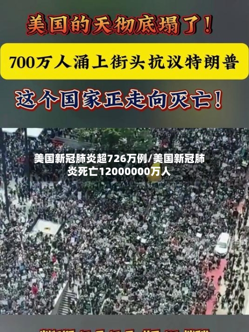 美国新冠肺炎超726万例/美国新冠肺炎死亡12000000万人
