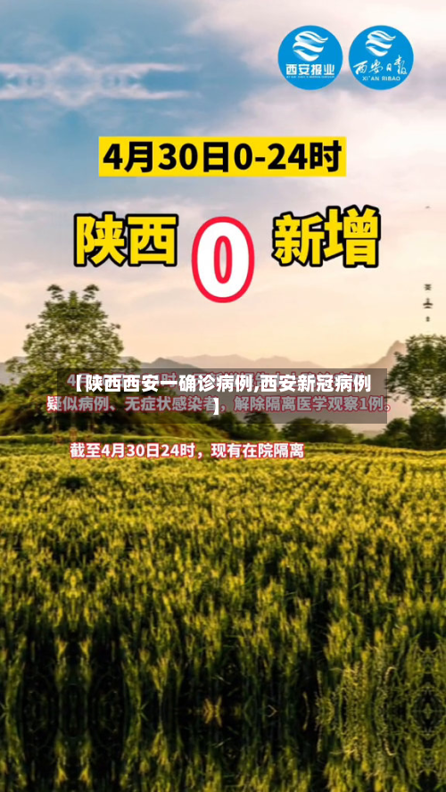 【陕西西安一确诊病例,西安新冠病例】