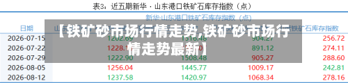 【铁矿砂市场行情走势,铁矿砂市场行情走势最新】